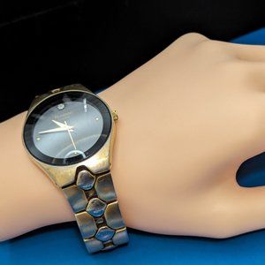 Armitron Diamond Watch Strong with Fancy Stain glass Rim Face Working